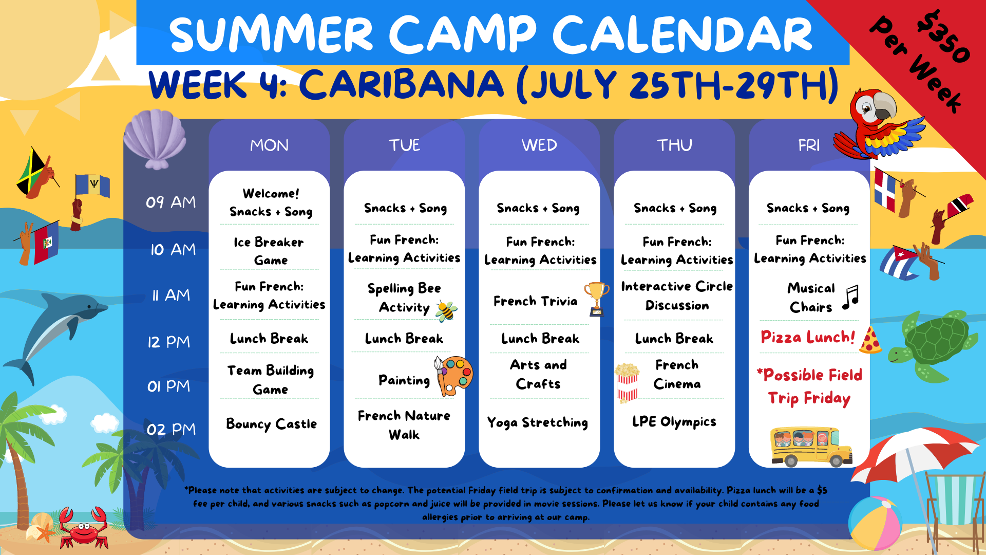 Week 4 of summer camp