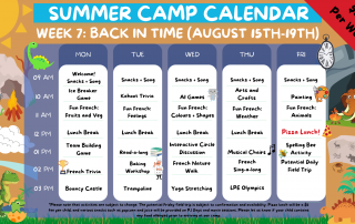 Week 7 of Summer Camp