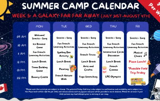 2023 French Summer Camp Week 5